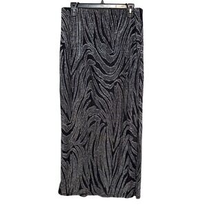 Urban Renewal Y2K Glam Maxi Skirt Womens Sz L Indie Sleaze Mob Wife Chic Disco